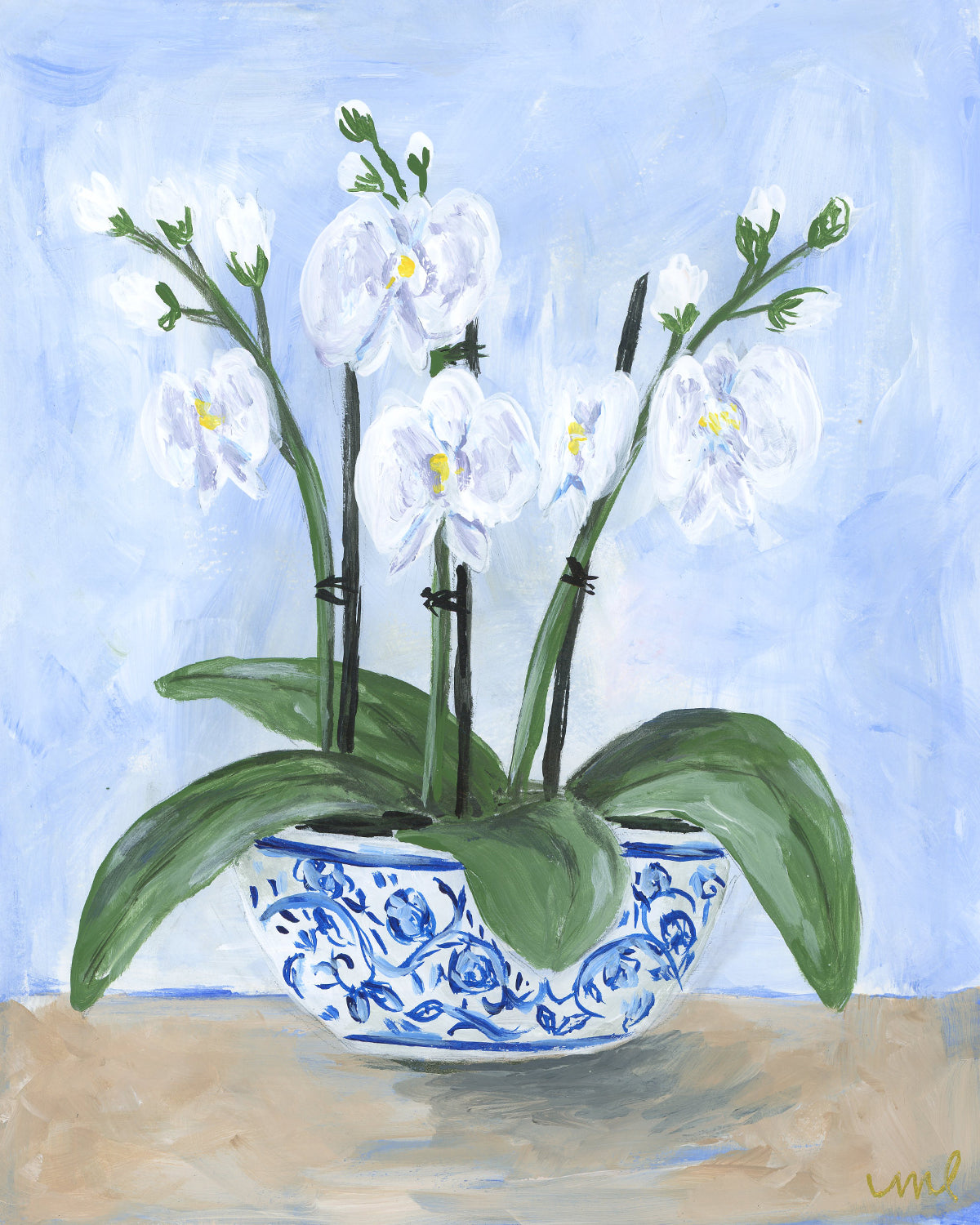 Fine Art Giclée Print of Orchid Study 2