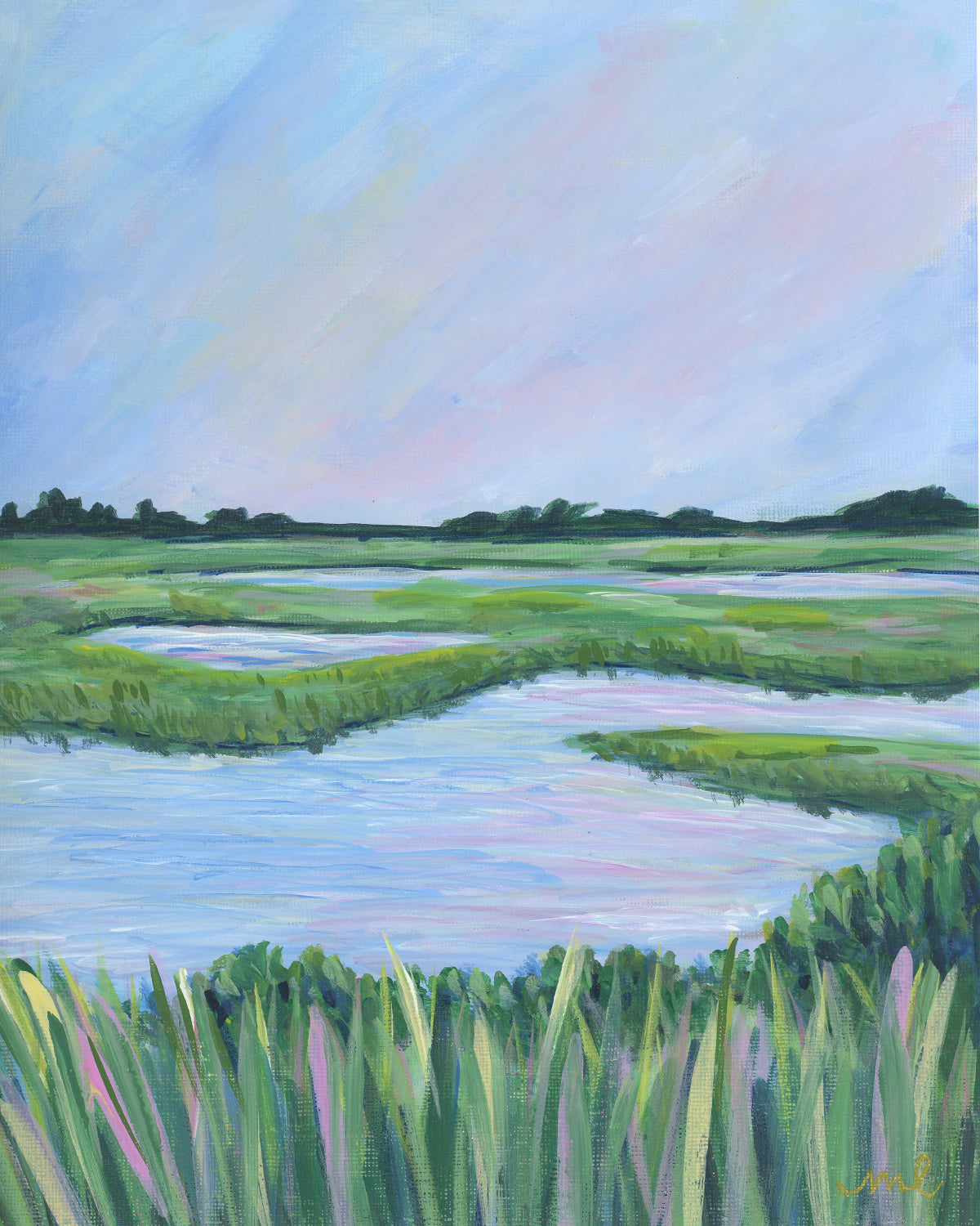 Fine Art Giclée Print of Mornings in the Marsh