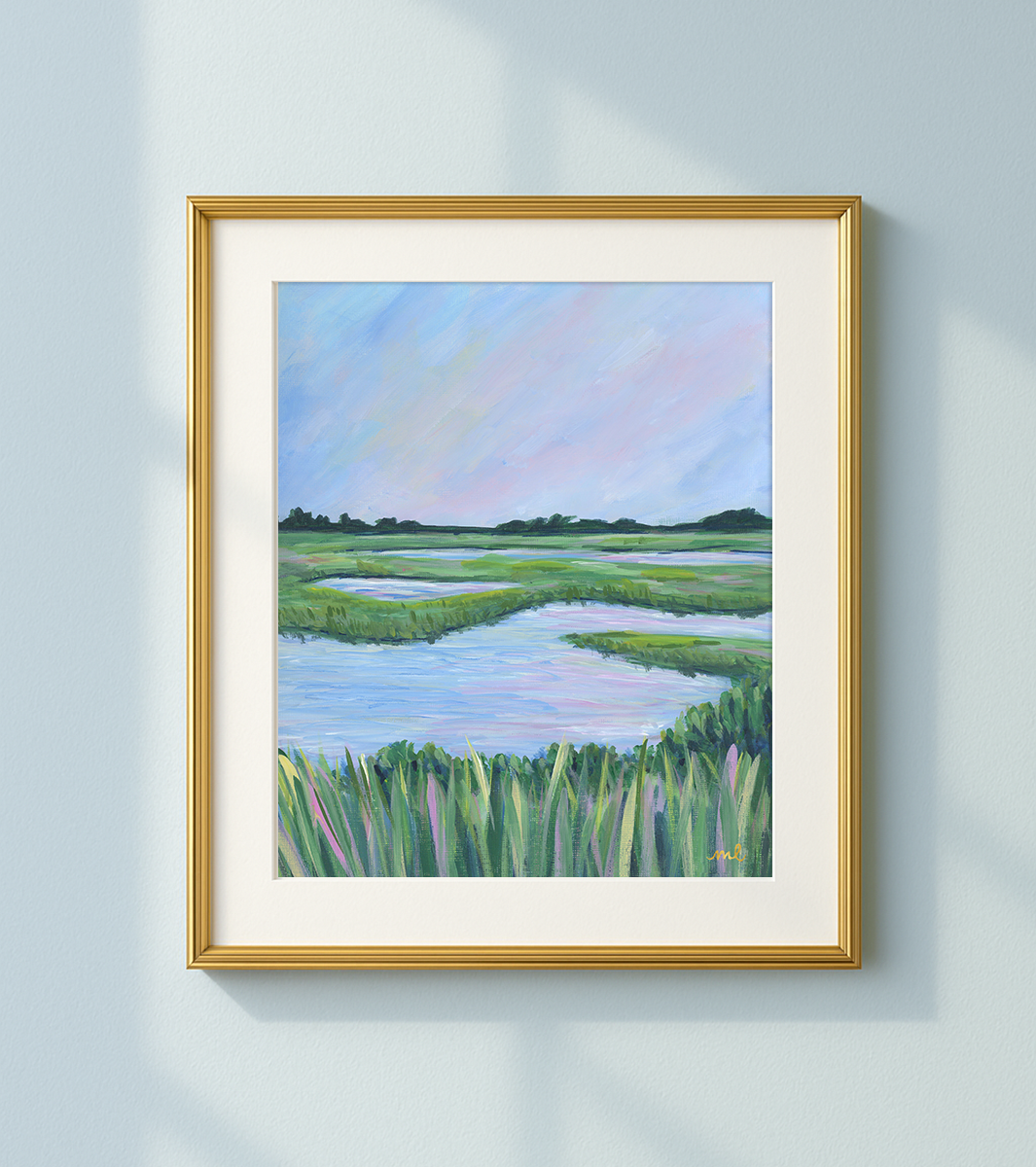 Fine Art Giclée Print of Mornings in the Marsh